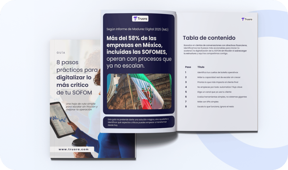 8 pasos prácticos para digitalizar lo más crítico de tu SOFOM