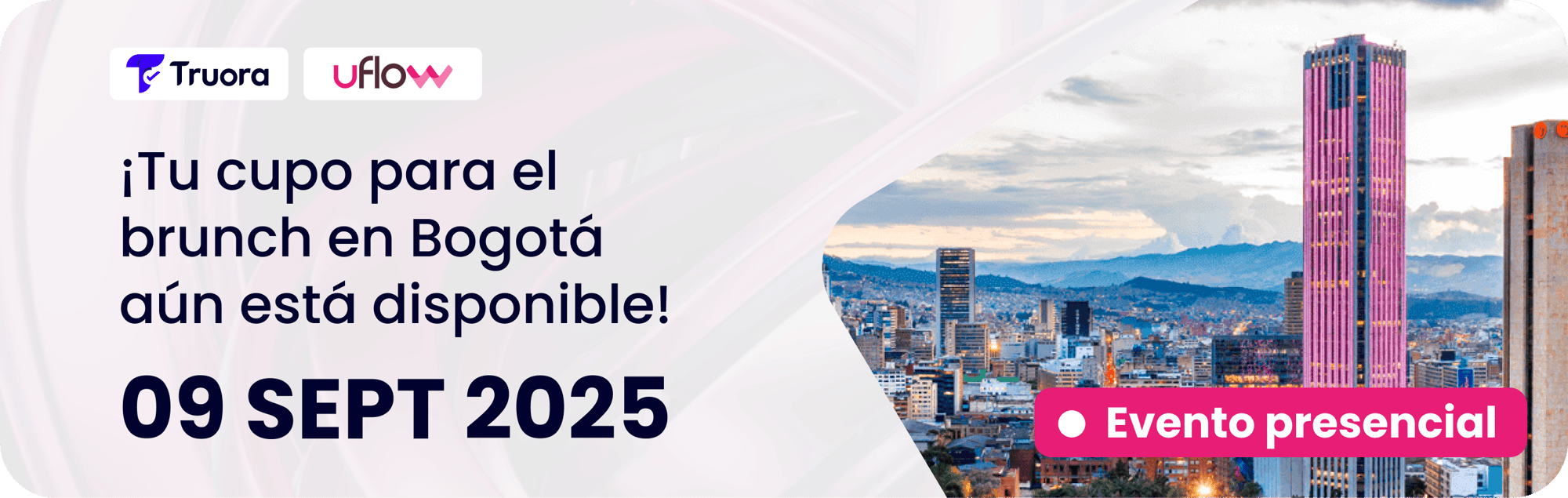 Banner del evento