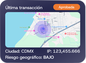 Última transacción
