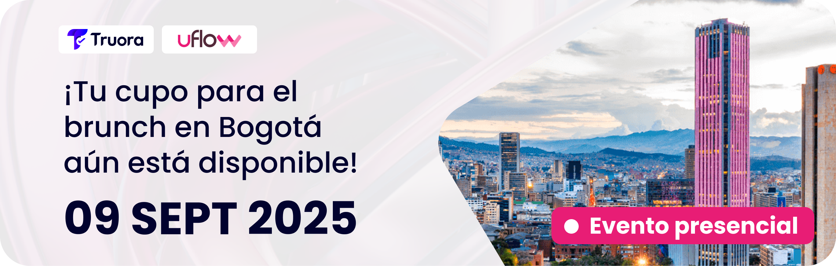 Banner del evento