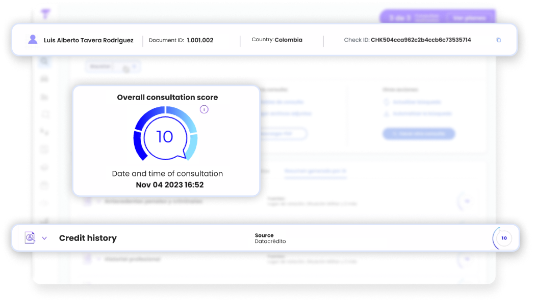 Validate the backgrounds of drivers, suppliers, or carriers.