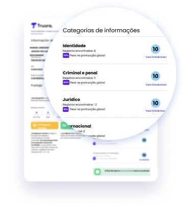 panel de reporte de validaciones de Truora PT_BR