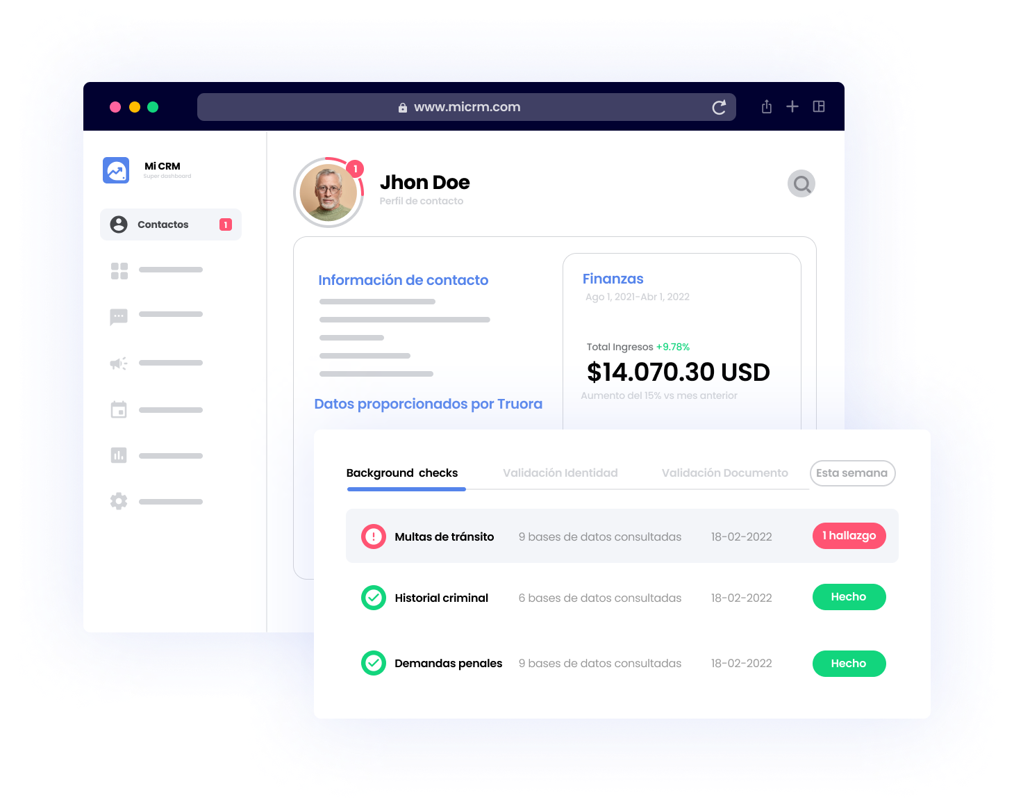 Automatiza modelos de riesgo crediticio usando TruChecks